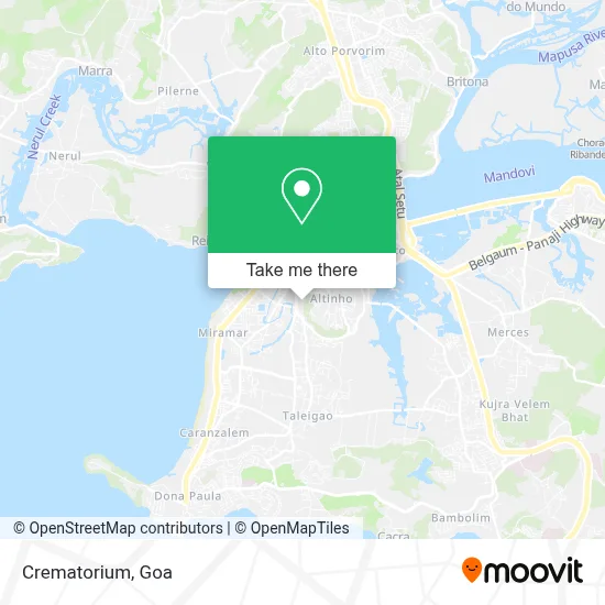 Crematorium map