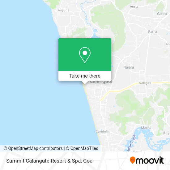 Summit Calangute Resort & Spa map
