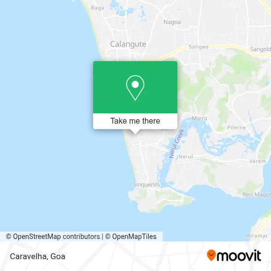 Caravelha map