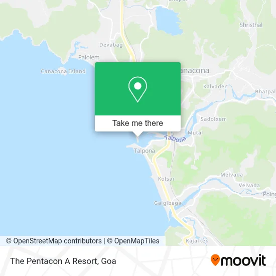 The Pentacon A Resort map