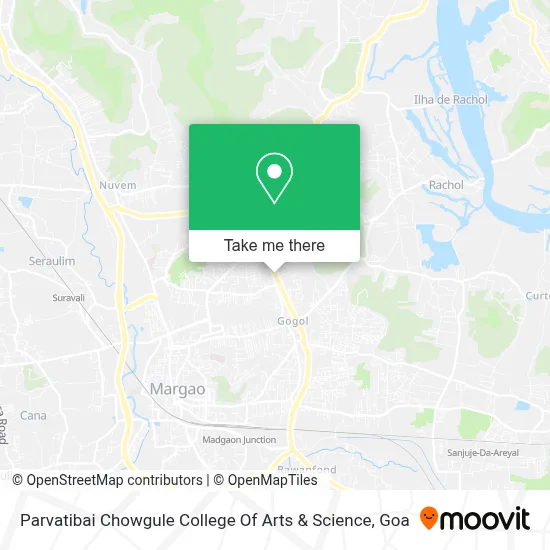 Parvatibai Chowgule College Of Arts & Science map