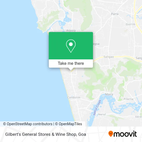 Gilbert's General Stores & Wine Shop map