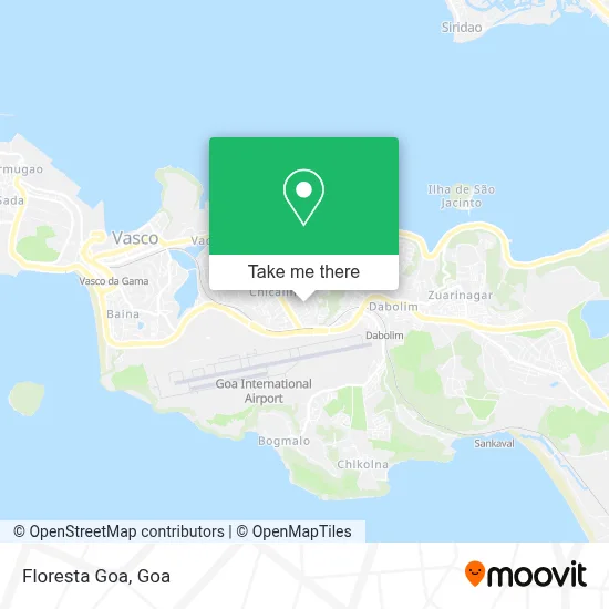 Floresta Goa map