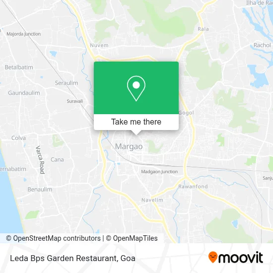 Leda Bps Garden Restaurant map