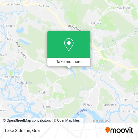 Lake Side Inn map