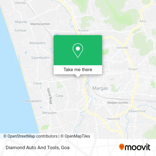 Diamond Auto And Tools map