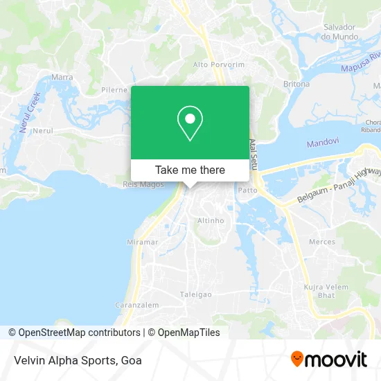 Velvin Alpha Sports map