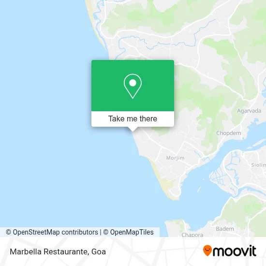 Marbella Restaurante map
