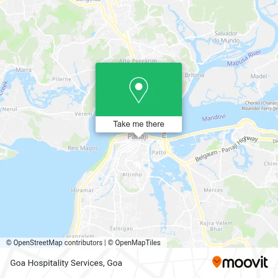 Goa Hospitality Services map