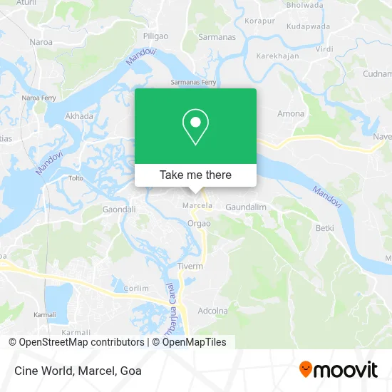 Cine World, Marcel map