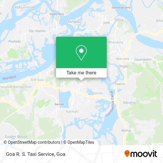 Goa R. S. Taxi Service map