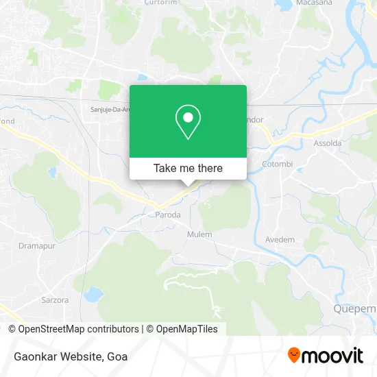 Gaonkar Website map