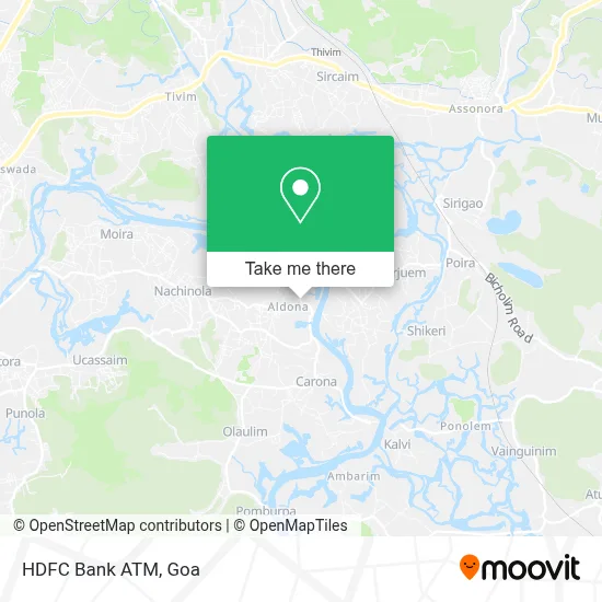Hdfc Bank Atm map