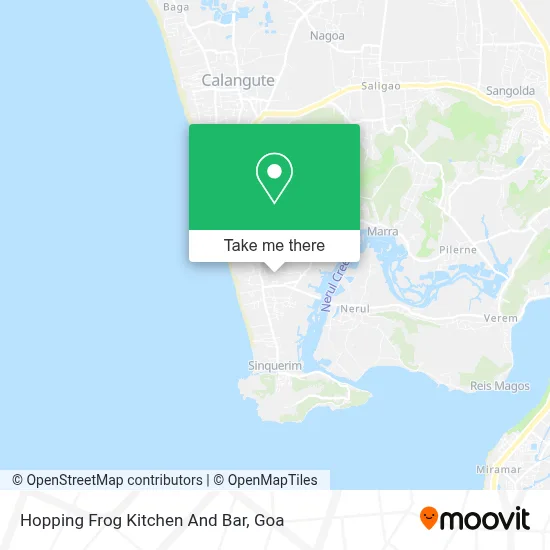Hopping Frog Kitchen And Bar map