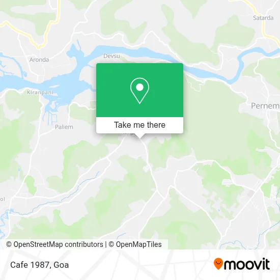 Cafe 1987 map