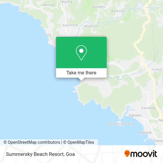 Summersky Beach Resort map