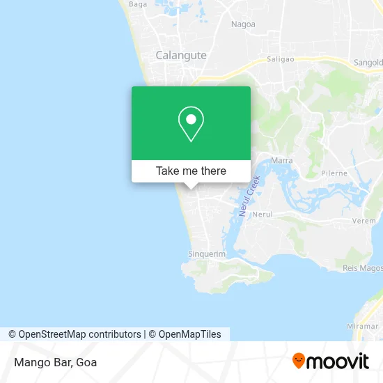 Mango Bar map