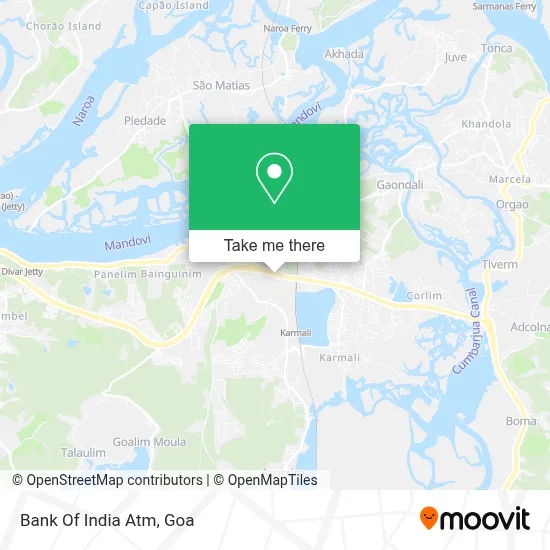 Bank Of India Atm map