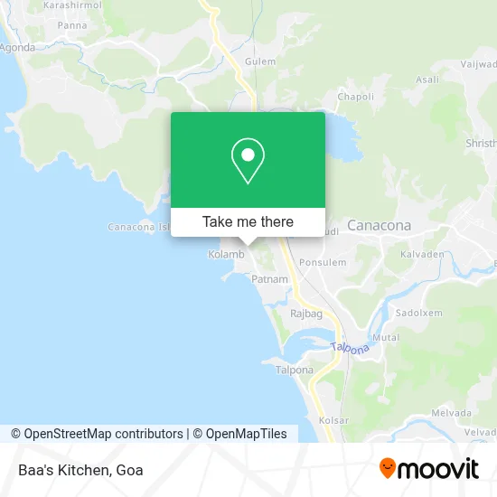 Baa's Kitchen map