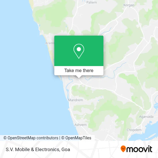 S.V. Mobile & Electronics map