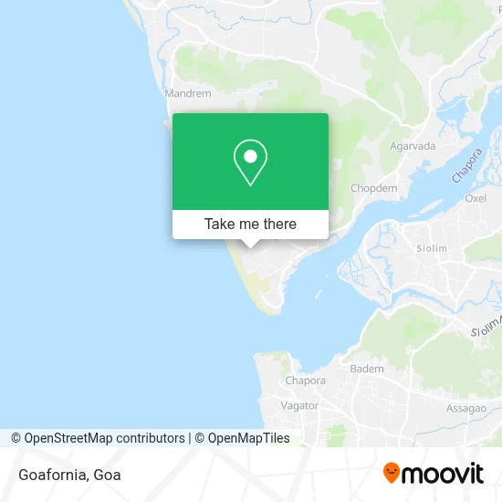 Goafornia map