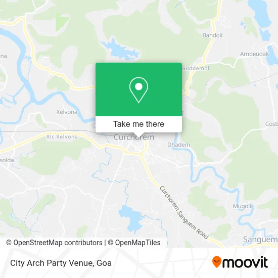 City Arch Party Venue map