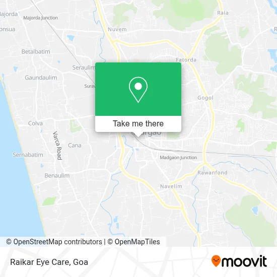 Raikar Eye Care map