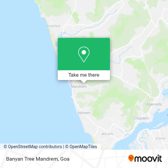 Banyan Tree Mandrem map