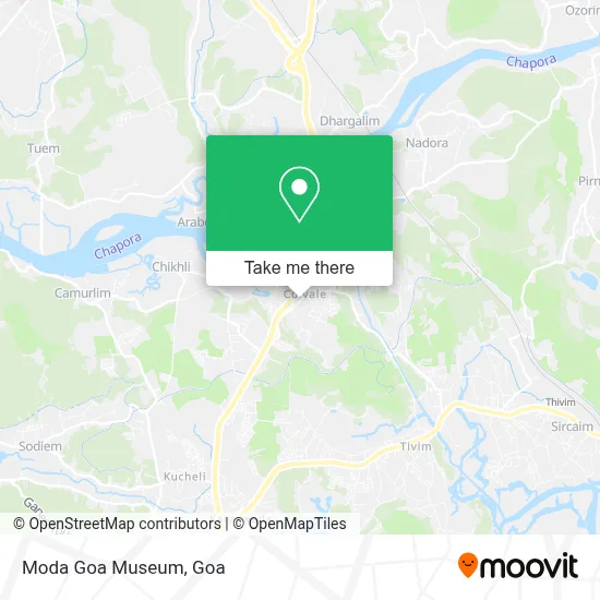 Moda Goa Museum map