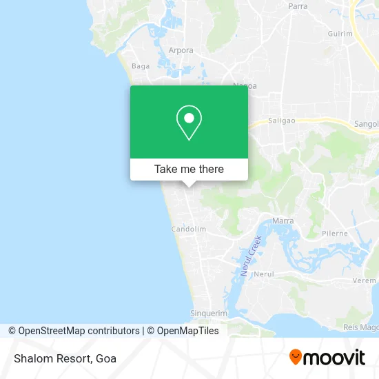 Shalom Resort map