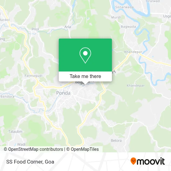 SS Food Corner map