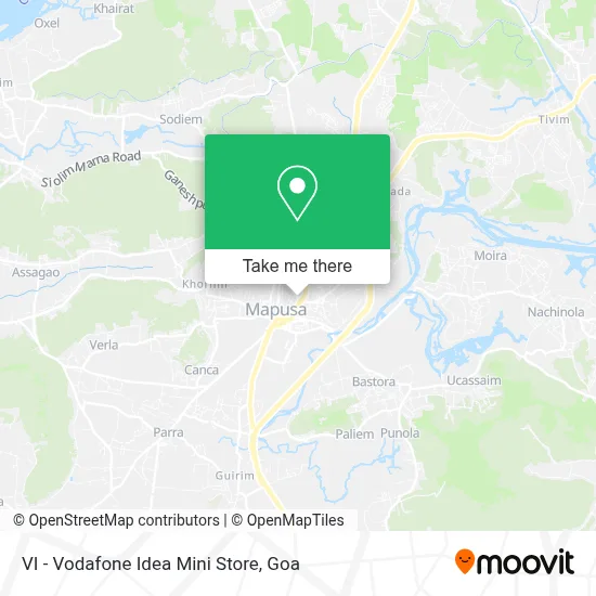 VI - Vodafone Idea Mini Store map