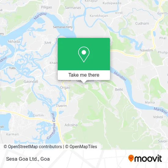 Sesa Goa Ltd. map