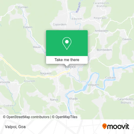 Valpoi map