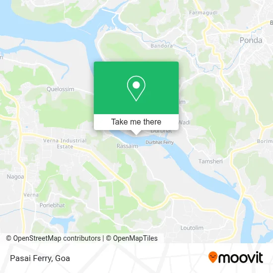 Pasai Ferry map