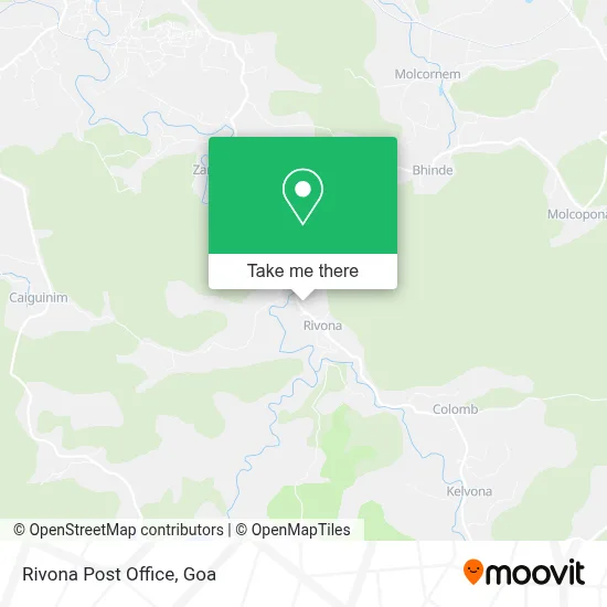Rivona Post Office map