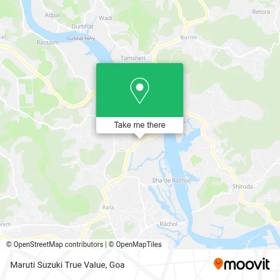 Maruti Suzuki True Value map