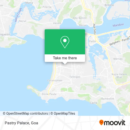 Pastry Palace map