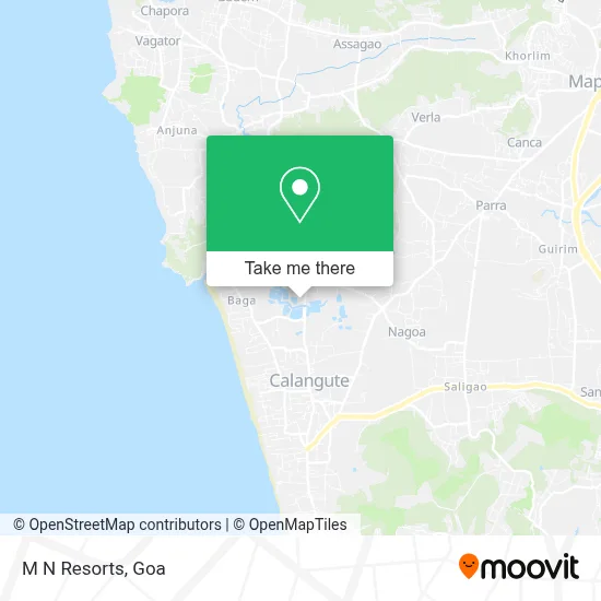 M N Resorts map