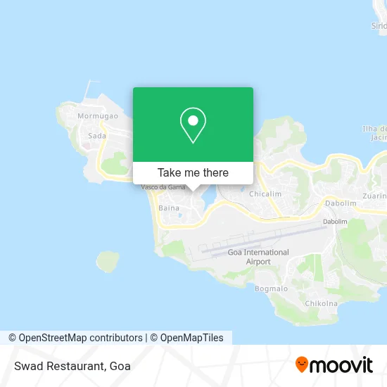 Swad Restaurant map