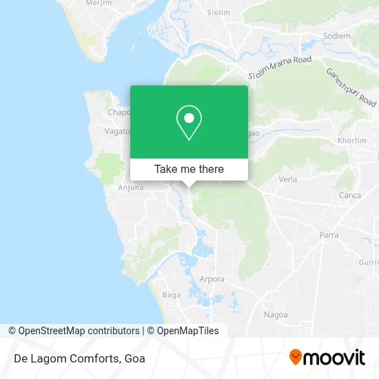 De Lagom Comforts map
