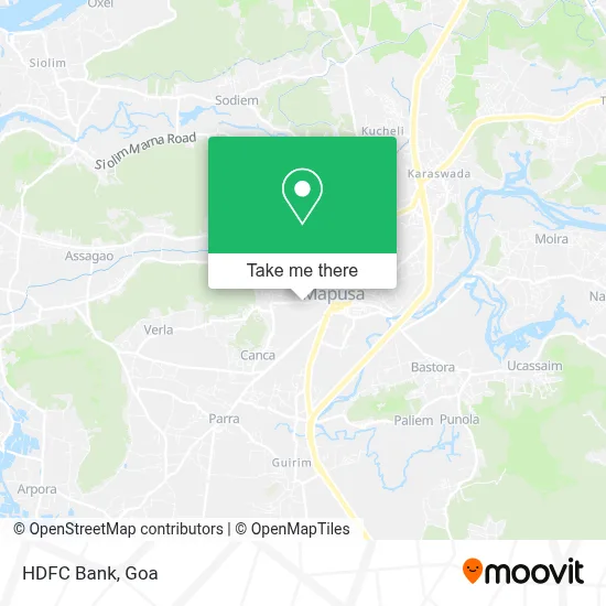 Hdfc Bank map