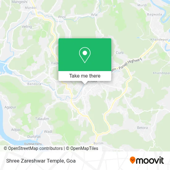 Shree Zareshwar Temple map