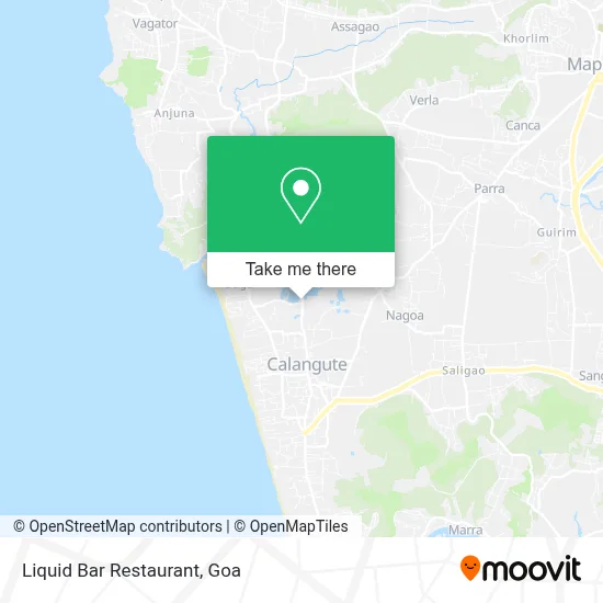 Liquid Bar Restaurant map