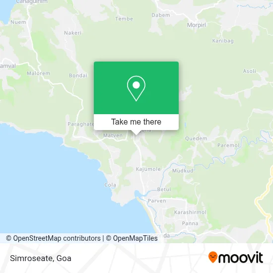 Simroseate map