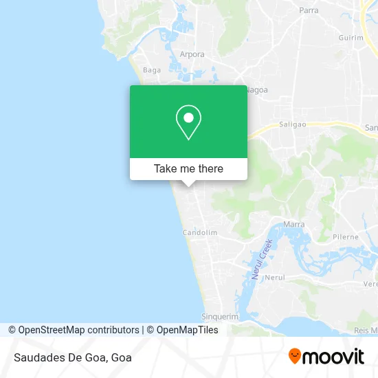 Saudades De Goa map
