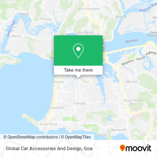 Global Car Accessories And Design map