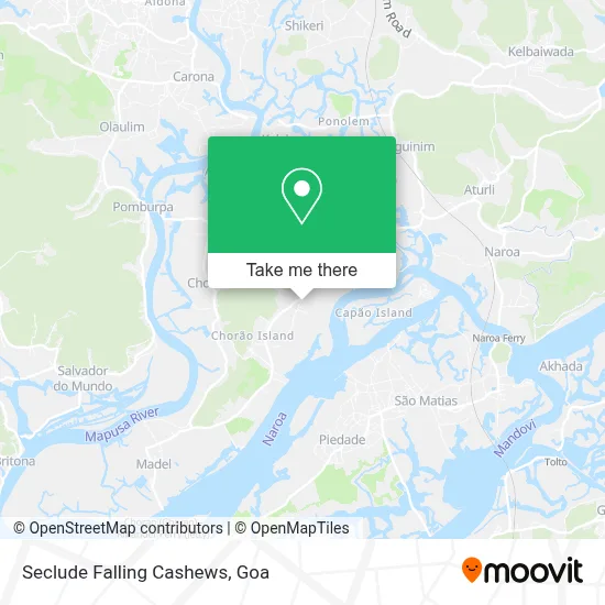 Seclude Falling Cashews map