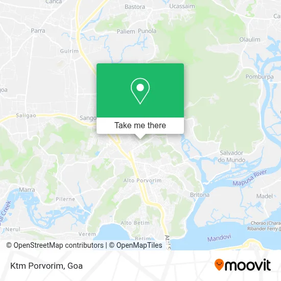 Ktm Porvorim map