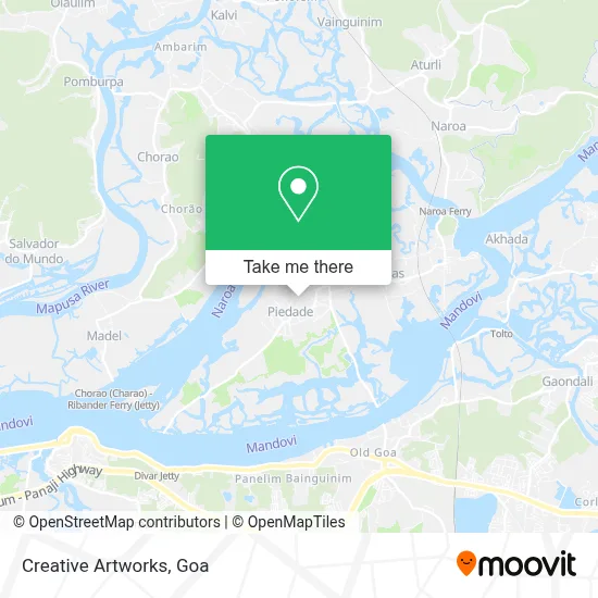 Creative Artworks map